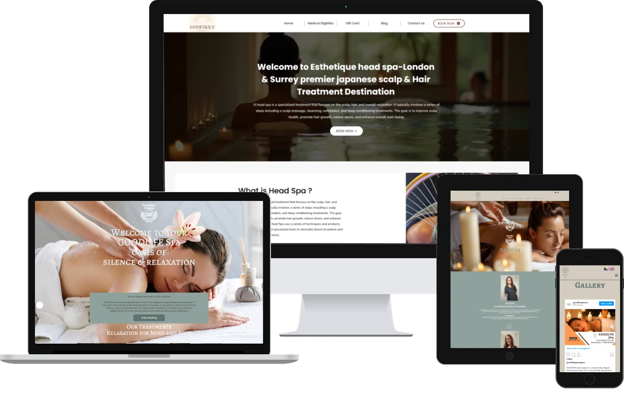 Spa Web Design Agency