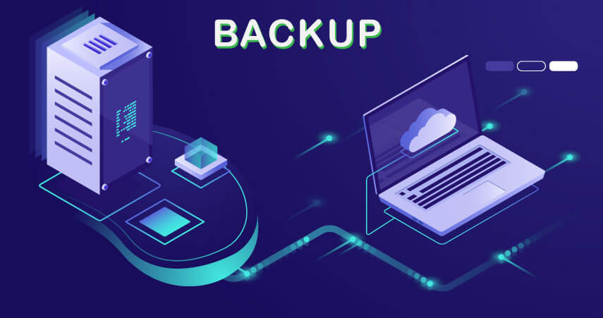 This pic depicts the importance of backup 