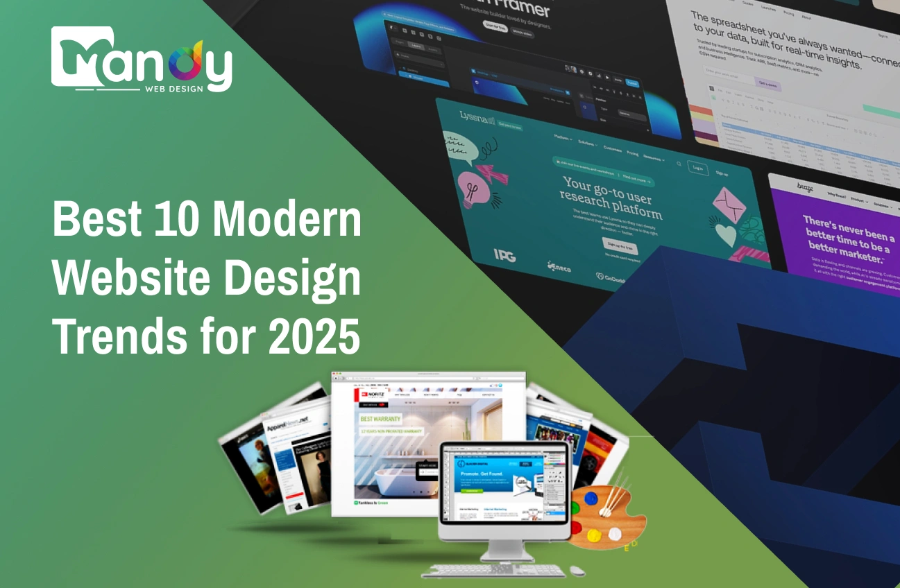 Best 10 Modern Website Design Trends for 2025