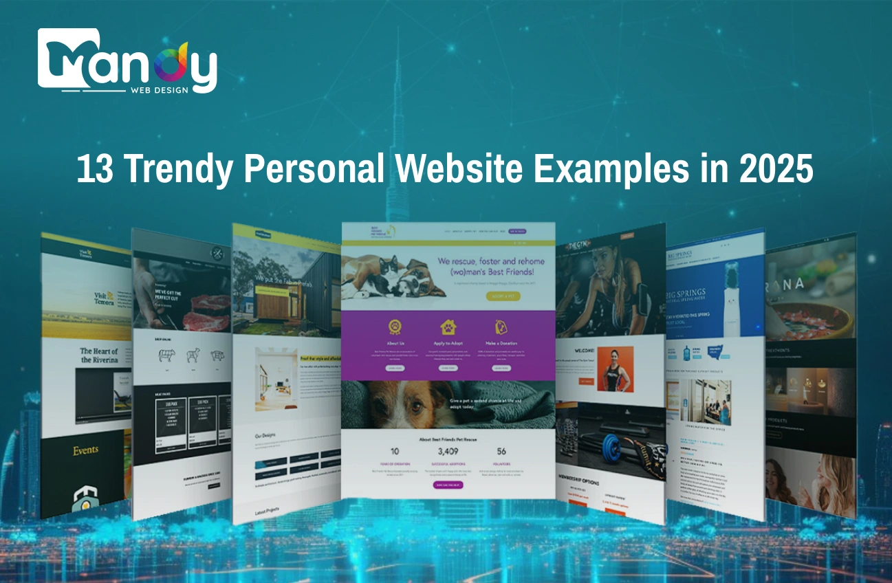 13 Trendy Personal Website Examples in 2025 – Design Styles You Should Try